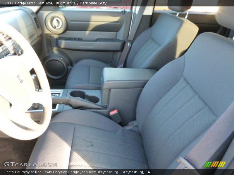 Bright White / Dark Slate Gray 2011 Dodge Nitro Heat 4x4