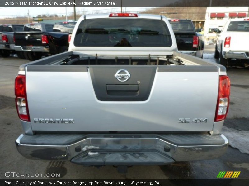 Radiant Silver / Steel 2009 Nissan Frontier SE Crew Cab 4x4