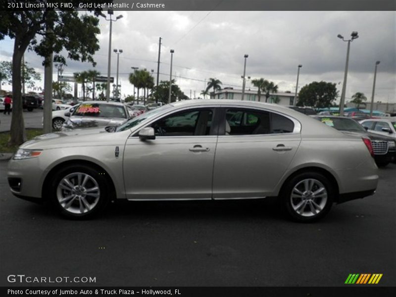 Gold Leaf Metallic / Cashmere 2011 Lincoln MKS FWD