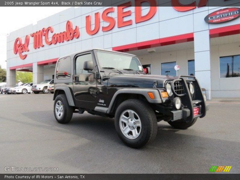 Black / Dark Slate Gray 2005 Jeep Wrangler Sport 4x4