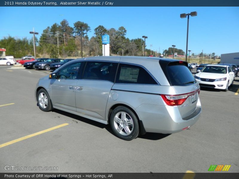 Alabaster Silver Metallic / Gray 2013 Honda Odyssey Touring