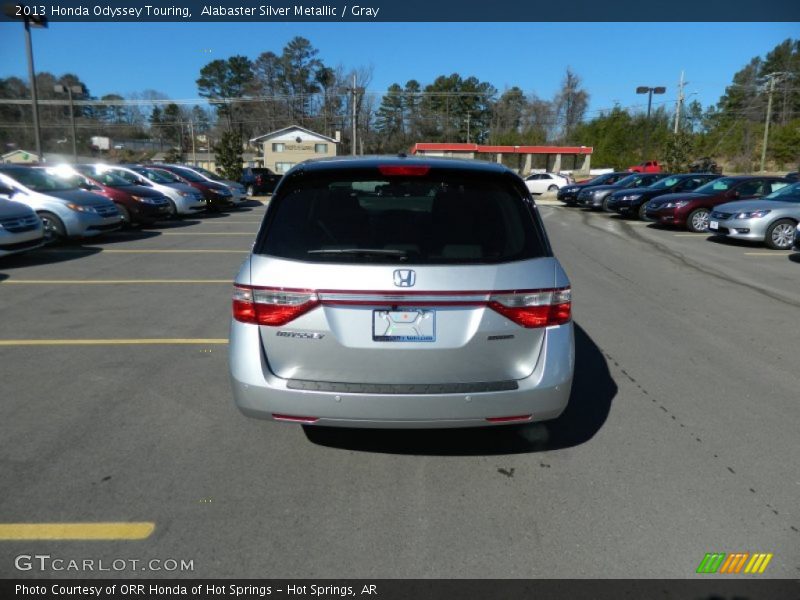 Alabaster Silver Metallic / Gray 2013 Honda Odyssey Touring