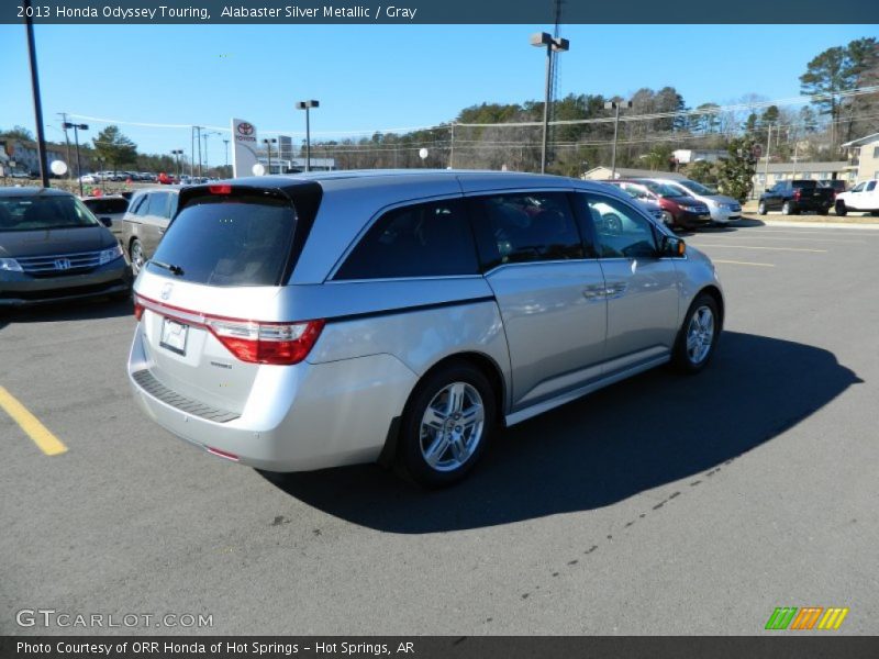 Alabaster Silver Metallic / Gray 2013 Honda Odyssey Touring
