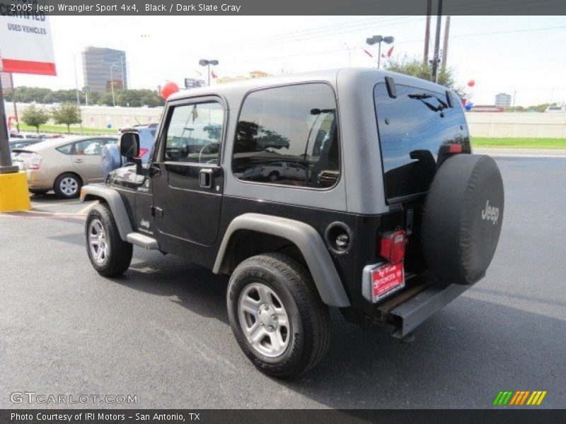 Black / Dark Slate Gray 2005 Jeep Wrangler Sport 4x4
