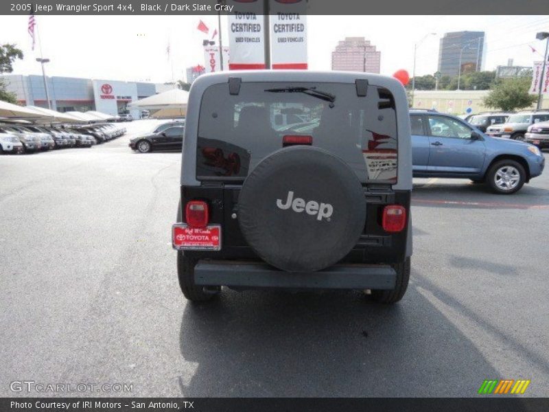 Black / Dark Slate Gray 2005 Jeep Wrangler Sport 4x4
