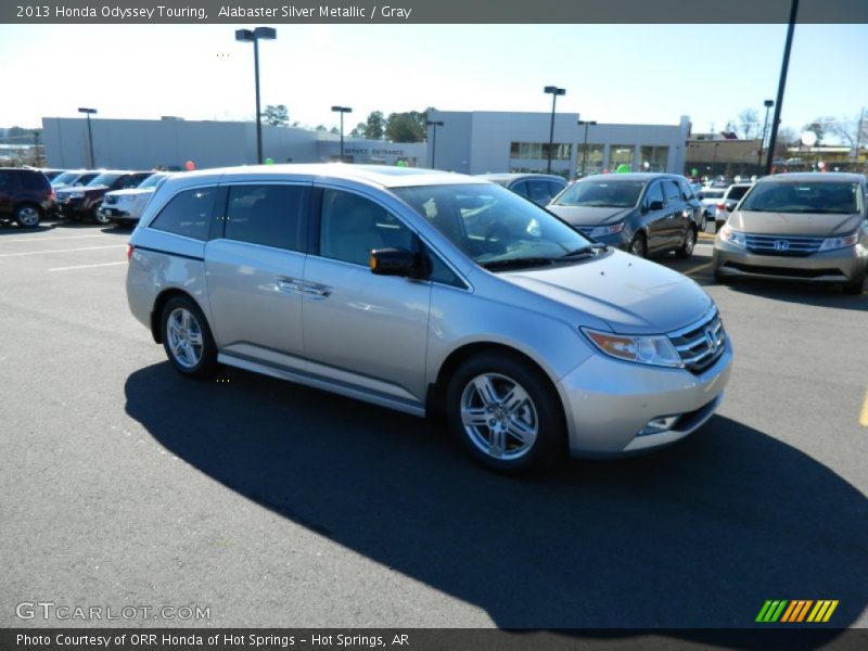 Alabaster Silver Metallic / Gray 2013 Honda Odyssey Touring