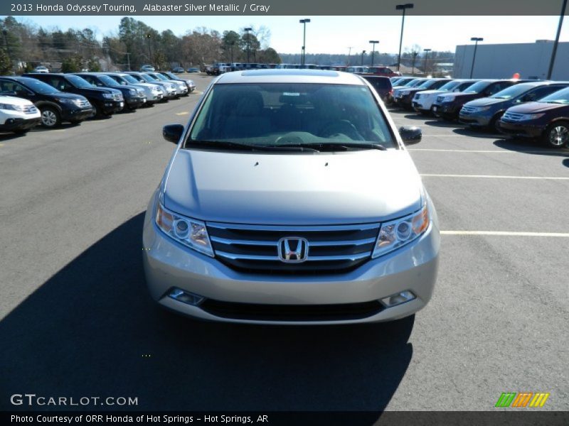 Alabaster Silver Metallic / Gray 2013 Honda Odyssey Touring