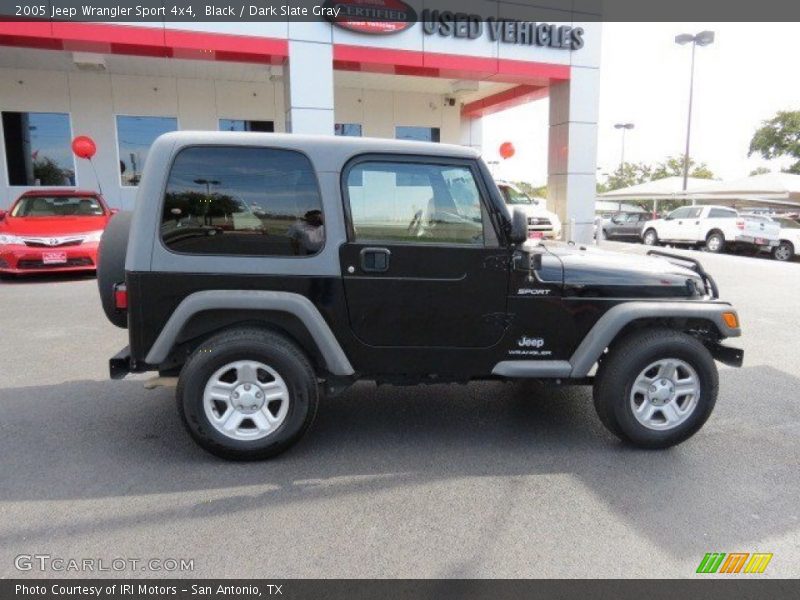 Black / Dark Slate Gray 2005 Jeep Wrangler Sport 4x4