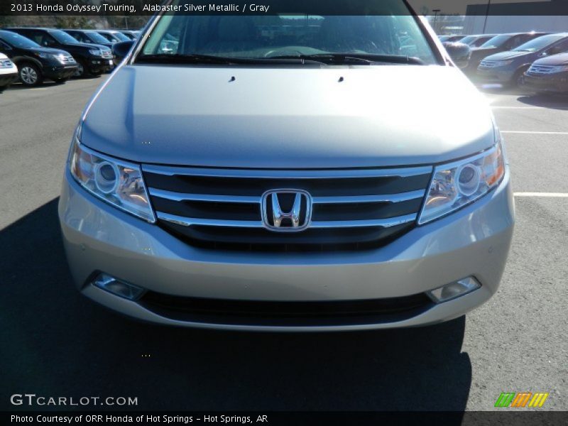 Alabaster Silver Metallic / Gray 2013 Honda Odyssey Touring