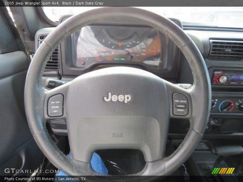 Black / Dark Slate Gray 2005 Jeep Wrangler Sport 4x4