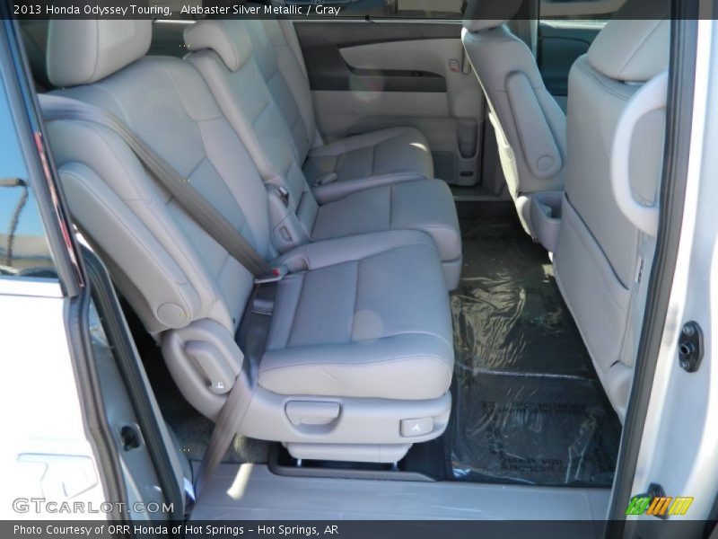 Alabaster Silver Metallic / Gray 2013 Honda Odyssey Touring