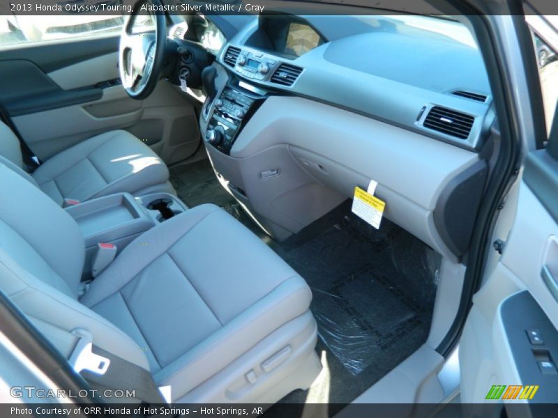 Alabaster Silver Metallic / Gray 2013 Honda Odyssey Touring