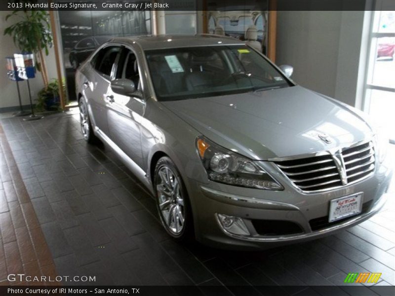 Granite Gray / Jet Black 2013 Hyundai Equus Signature