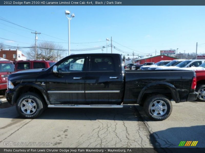 Black / Dark Slate 2012 Dodge Ram 2500 HD Laramie Limited Crew Cab 4x4