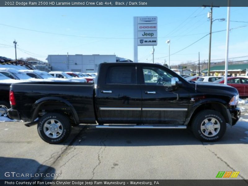 Black / Dark Slate 2012 Dodge Ram 2500 HD Laramie Limited Crew Cab 4x4