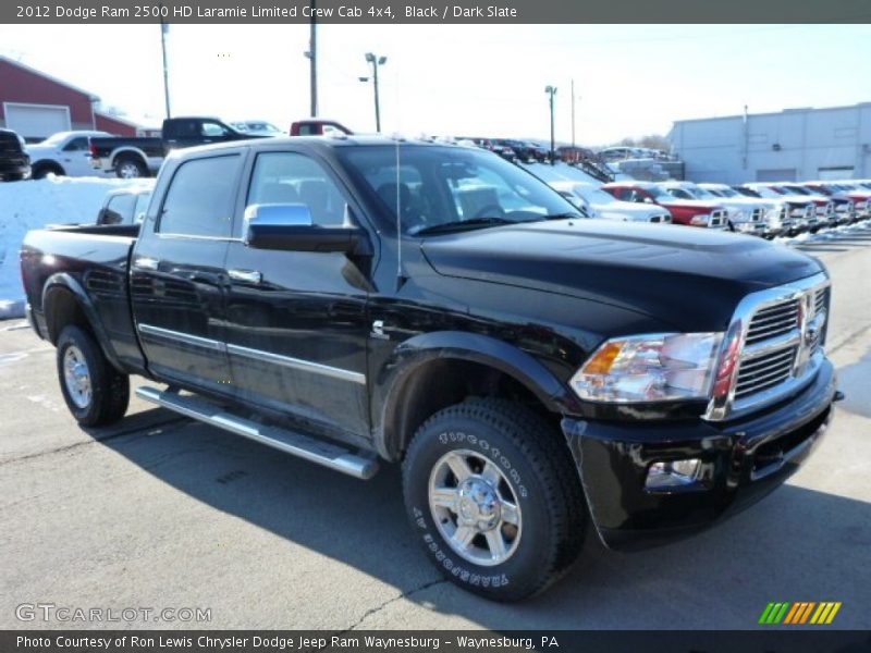 Black / Dark Slate 2012 Dodge Ram 2500 HD Laramie Limited Crew Cab 4x4