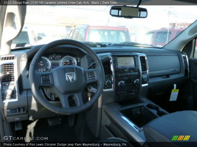Black / Dark Slate 2012 Dodge Ram 2500 HD Laramie Limited Crew Cab 4x4