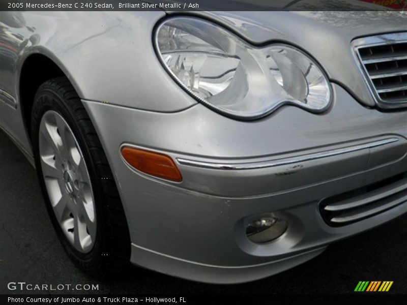 Brilliant Silver Metallic / Ash 2005 Mercedes-Benz C 240 Sedan