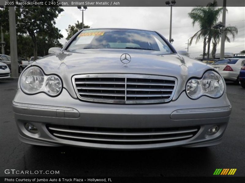 Brilliant Silver Metallic / Ash 2005 Mercedes-Benz C 240 Sedan