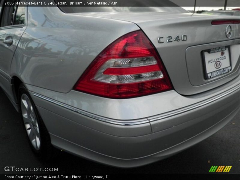 Brilliant Silver Metallic / Ash 2005 Mercedes-Benz C 240 Sedan