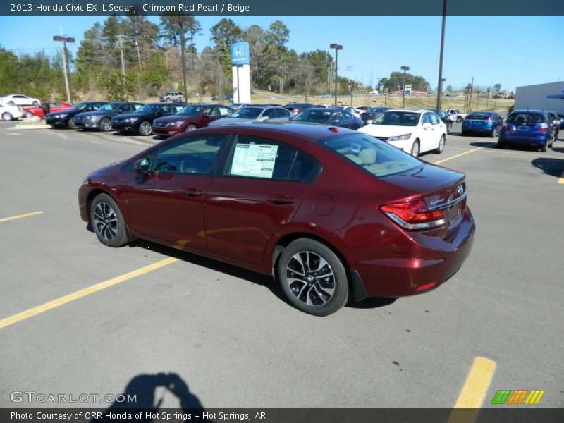  2013 Civic EX-L Sedan Crimson Red Pearl