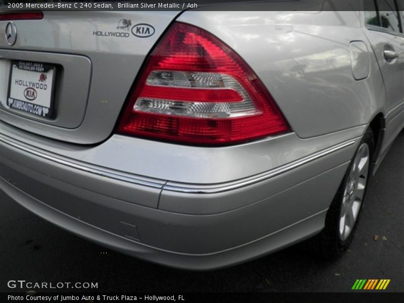 Brilliant Silver Metallic / Ash 2005 Mercedes-Benz C 240 Sedan