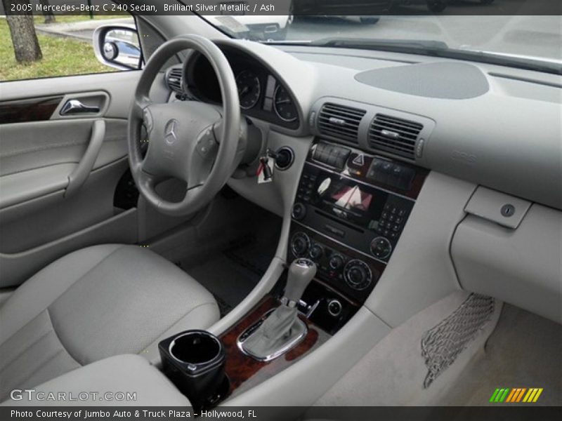 Brilliant Silver Metallic / Ash 2005 Mercedes-Benz C 240 Sedan