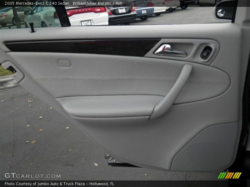 Brilliant Silver Metallic / Ash 2005 Mercedes-Benz C 240 Sedan