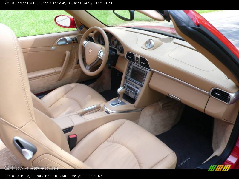Guards Red / Sand Beige 2008 Porsche 911 Turbo Cabriolet