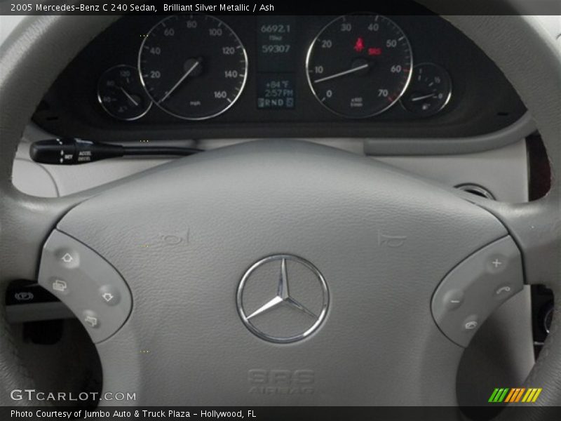 Brilliant Silver Metallic / Ash 2005 Mercedes-Benz C 240 Sedan