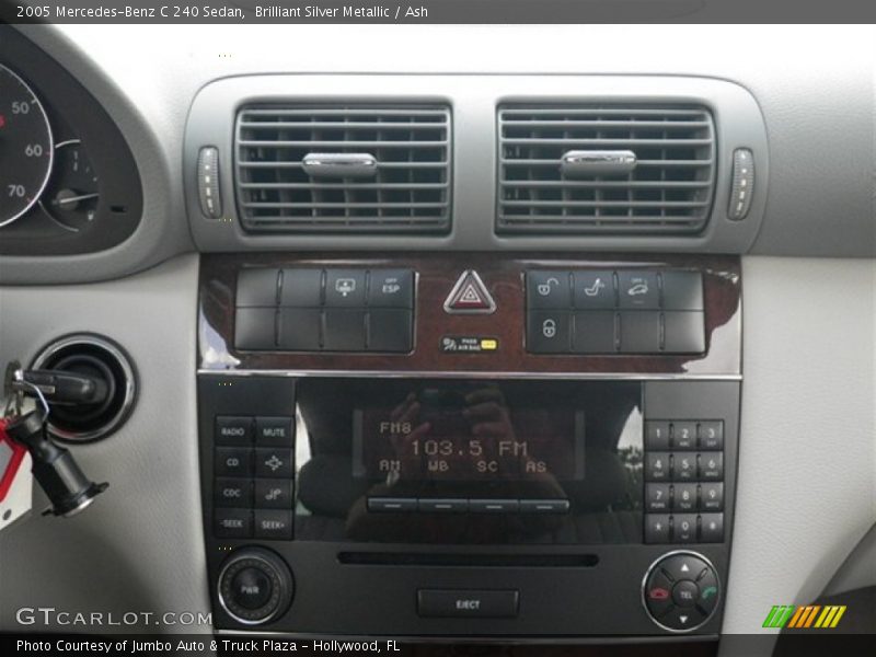 Brilliant Silver Metallic / Ash 2005 Mercedes-Benz C 240 Sedan