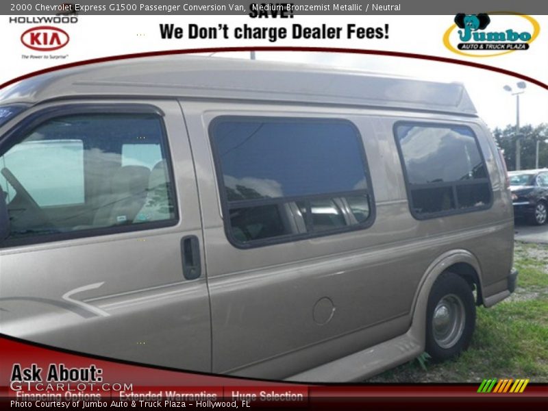 Medium Bronzemist Metallic / Neutral 2000 Chevrolet Express G1500 Passenger Conversion Van