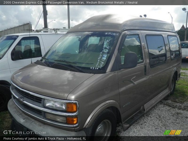 Medium Bronzemist Metallic / Neutral 2000 Chevrolet Express G1500 Passenger Conversion Van