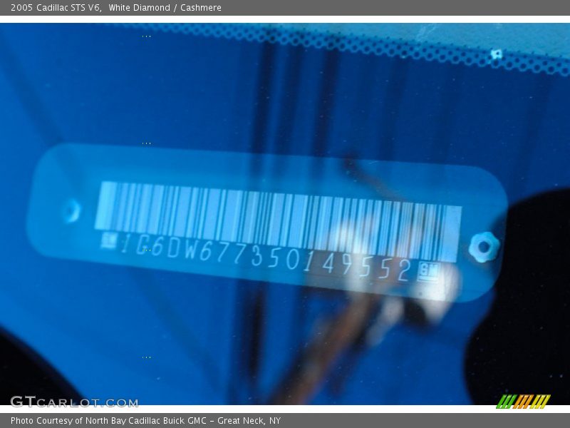 White Diamond / Cashmere 2005 Cadillac STS V6