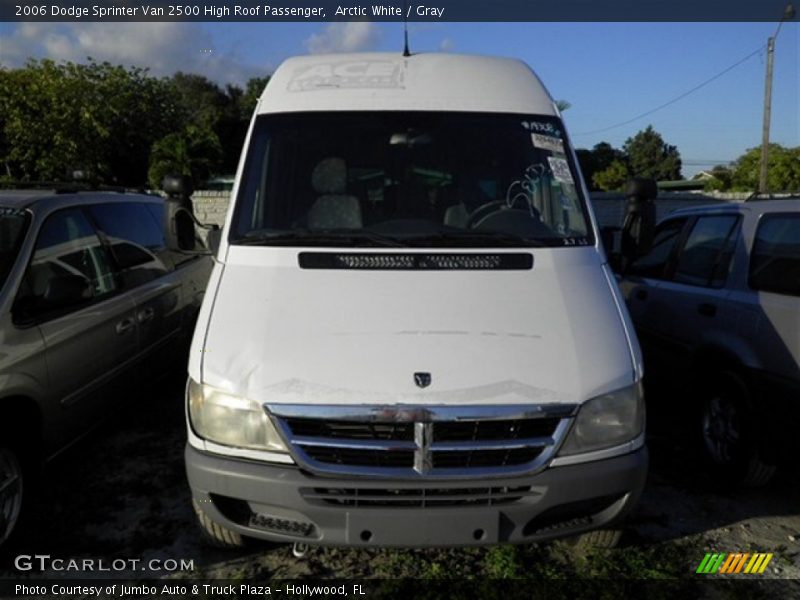 Arctic White / Gray 2006 Dodge Sprinter Van 2500 High Roof Passenger