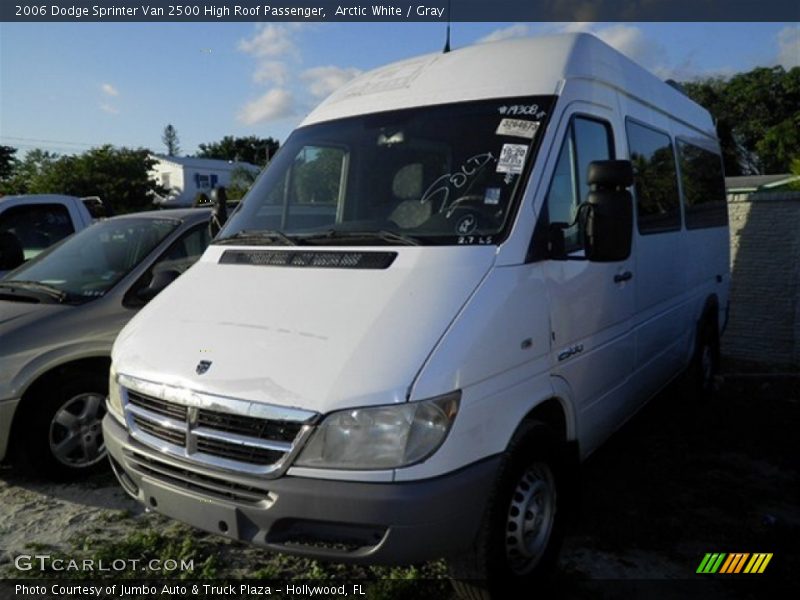 Arctic White / Gray 2006 Dodge Sprinter Van 2500 High Roof Passenger