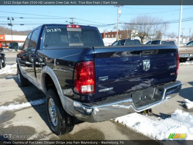 True Blue Pearl / Dark Slate 2012 Dodge Ram 2500 HD Laramie Crew Cab 4x4