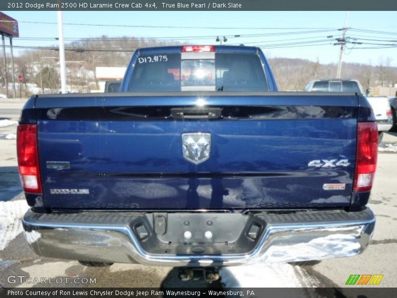 True Blue Pearl / Dark Slate 2012 Dodge Ram 2500 HD Laramie Crew Cab 4x4