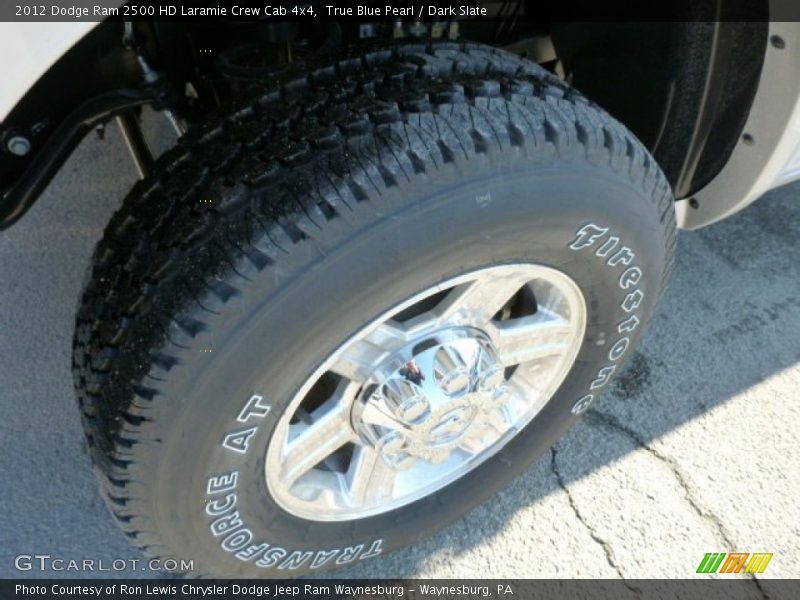 True Blue Pearl / Dark Slate 2012 Dodge Ram 2500 HD Laramie Crew Cab 4x4