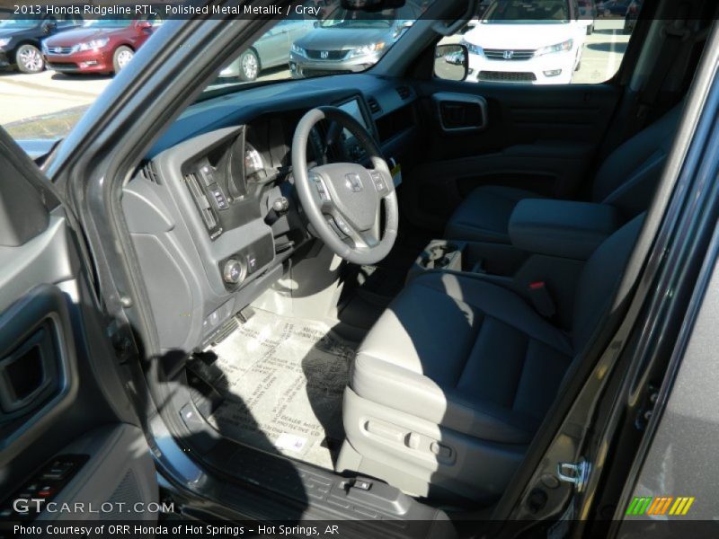 Polished Metal Metallic / Gray 2013 Honda Ridgeline RTL