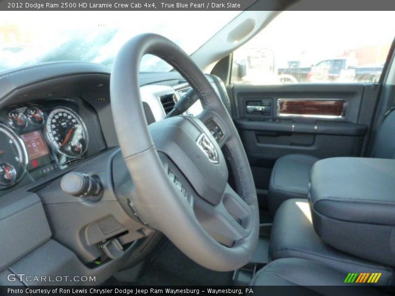 True Blue Pearl / Dark Slate 2012 Dodge Ram 2500 HD Laramie Crew Cab 4x4