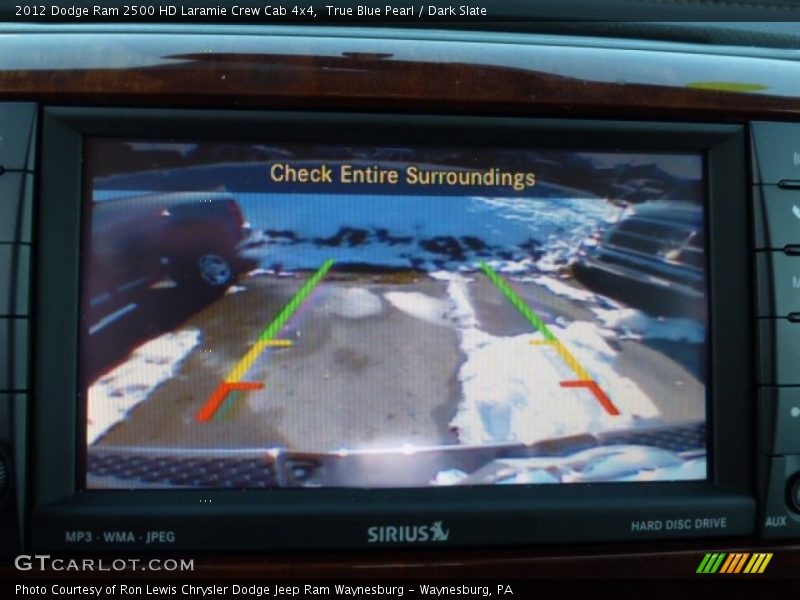 True Blue Pearl / Dark Slate 2012 Dodge Ram 2500 HD Laramie Crew Cab 4x4