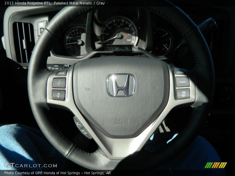 Polished Metal Metallic / Gray 2013 Honda Ridgeline RTL