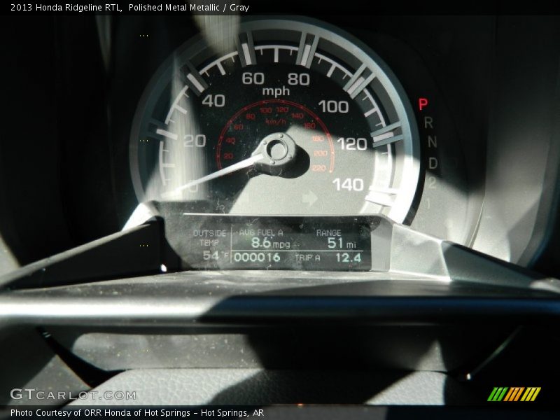 Polished Metal Metallic / Gray 2013 Honda Ridgeline RTL