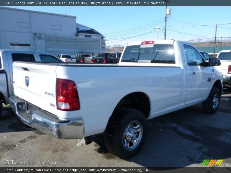 Bright White / Dark Slate/Medium Graystone 2012 Dodge Ram 2500 HD SLT Regular Cab 4x4