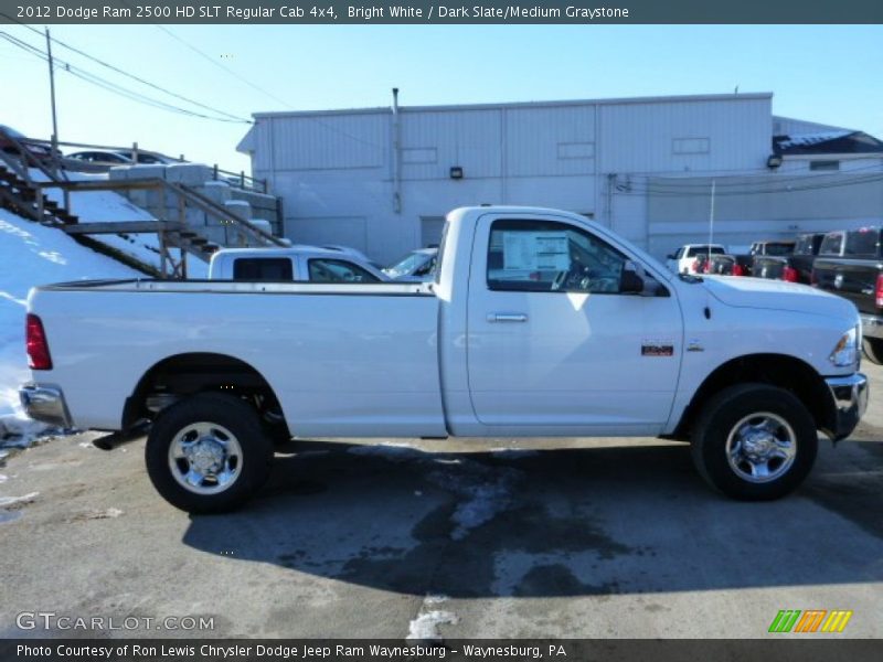 Bright White / Dark Slate/Medium Graystone 2012 Dodge Ram 2500 HD SLT Regular Cab 4x4