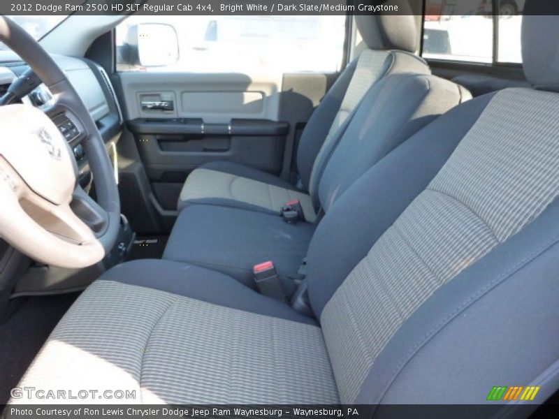 Bright White / Dark Slate/Medium Graystone 2012 Dodge Ram 2500 HD SLT Regular Cab 4x4