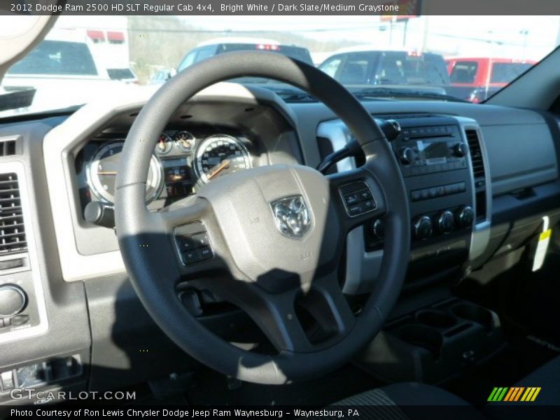 Bright White / Dark Slate/Medium Graystone 2012 Dodge Ram 2500 HD SLT Regular Cab 4x4