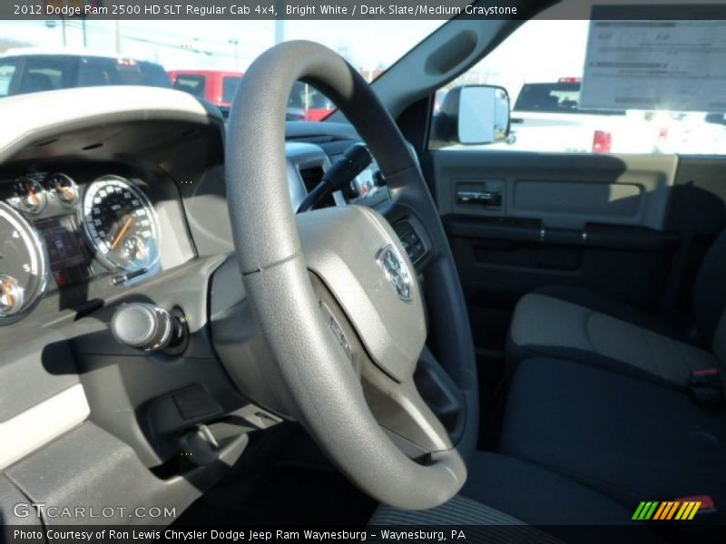 Bright White / Dark Slate/Medium Graystone 2012 Dodge Ram 2500 HD SLT Regular Cab 4x4