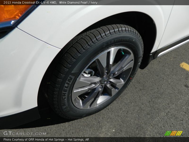 White Diamond Pearl / Ivory 2013 Honda Crosstour EX-L V-6 4WD